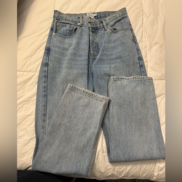 Princess Polly asymmetrical jeans - Picture 2 of 5